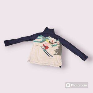 Mini Boden Skier Turtleneck Tee